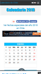 Mobile Screenshot of calendariochile.com